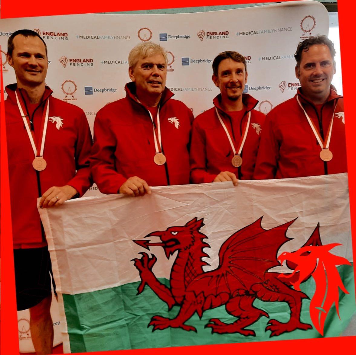 Commonwealth Bronze for Veteran Men's Epee Team